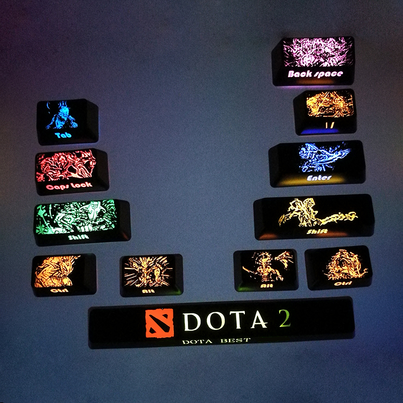 Dota Dota 2 Hero Skills Light Keycap Personality Custom