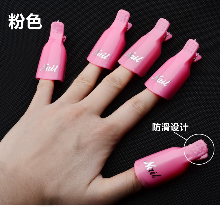Bộ tẩy móng thế hệ thứ hai mới Bộ xếp dỡ clip Công cụ làm móng dỡ hàng 3 màu 10 thùng - Công cụ Nail mẫu vẽ cọ bản