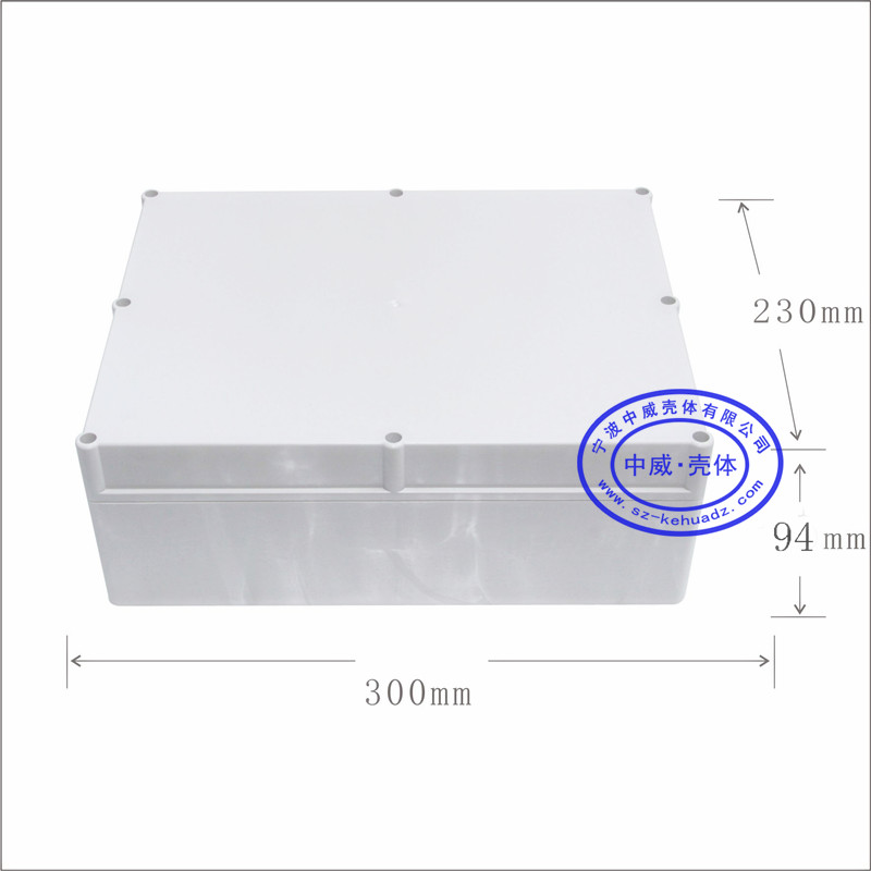 300 * 230 * 94 plastic power waterproof case meter shell outdoor splitting wire box electronic button case