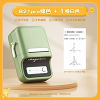 300DPI HD ❤B21PRO GREEN + 1 ROLL WHET LABEL