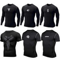 PRO shaping high-elastic sports tight clothes men long sleeve short sleeves quick-drying T-shirt fitness running basketball training base