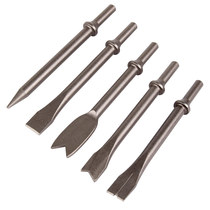 Taiwan BOOXT ​​air shovel head round head impact pneumatic shovel chisel head pick head flat fork mouth medium carbon steel imported M10