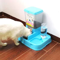 Nhu yếu phẩm hàng ngày Teddy dog ​​rice rice cat dog bát đơn uống nước bát mèo phải có vật phẩm thiết lập phổ quát lồng chó tự động 	bát ăn đôi cho chó con