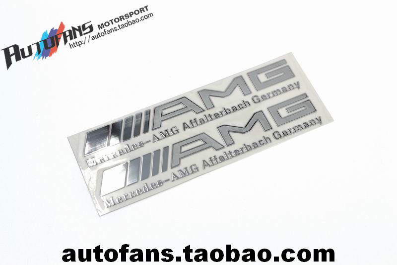 Taiwan-made Mercedes-AMG car stickers thin stickers ultra-thin metal stickers car stickers stickers car stickers A-class C-class E-class GLA GLC