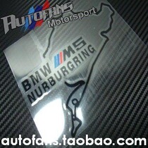 BMW Color M5 Che Label Germany Newborgling track Black Reflective Sticker Car Sticker oil box Gtag 5 Department