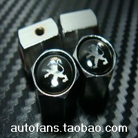 Peugeot car Peugeot black burglar-proof tire valve nozzle cap valve core mantle 408508308 3008 etc.