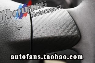 Fox Golf6 car posts new POLO new Bora steering wheel carbon fiber sticker carbon fiber car retrofit sticker