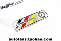 Taiwans Mercedes-Benz AMG German Flag Alloy Nameplate Signage Car Stickers Sticker A Level C CLA etc.