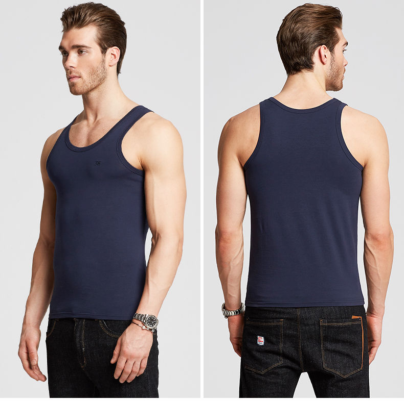 [2 miếng] Áo vest cotton nam Kangaroo chạm đáy Slim cotton thoáng khí cho nam thể thao và thể dục các kiểu áo ba lỗ nữ