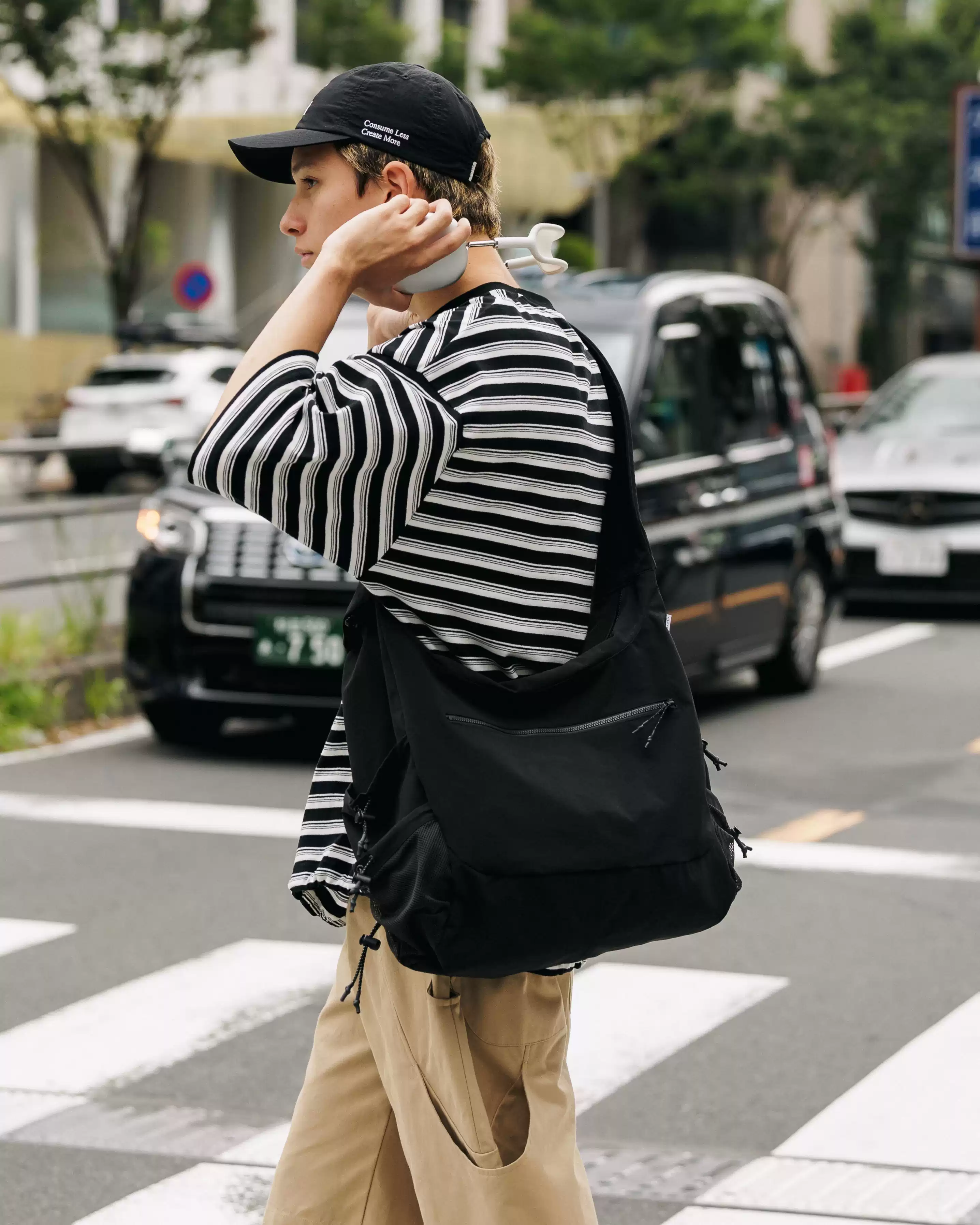代購CLESSTE SOFT SHELL ATHLETIC BAG 抽繩肩帶單肩斜挎包25SS-淘寶