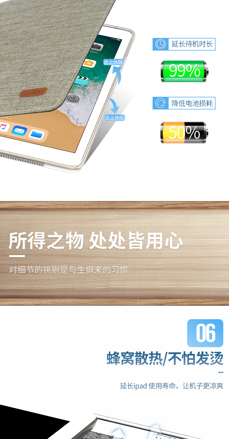 Ốp lưng iPad 2018 mới 1893 phiên bản mới vỏ ipad 2017 máy tính bảng apple 9.7 inch A1822 - Phụ kiện máy tính bảng ốp lưng ipad 4