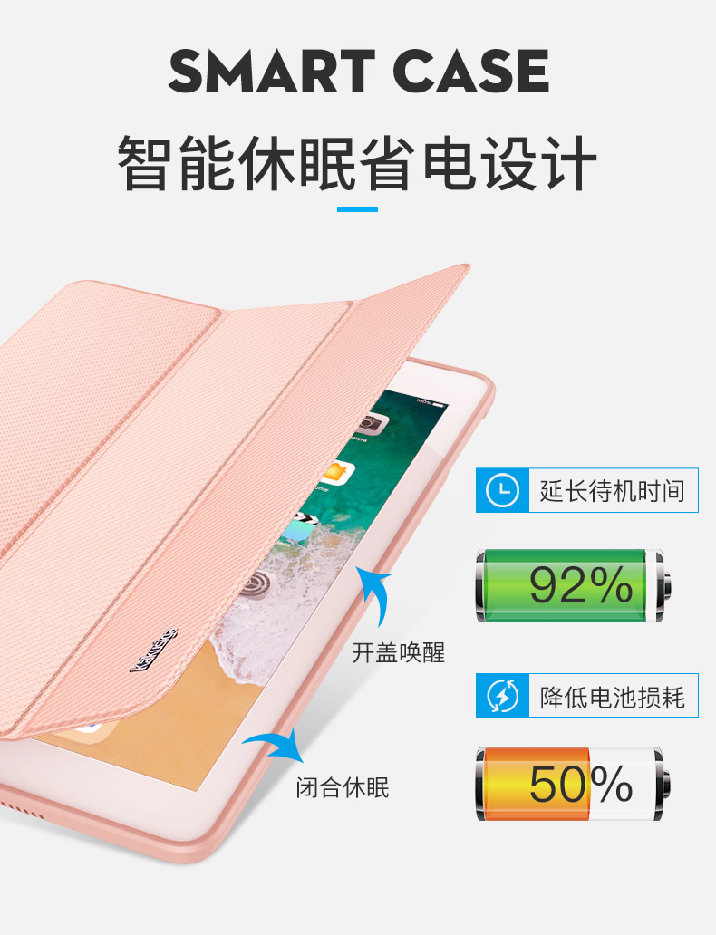 2018 mới 2017 Apple iPad Trường hợp 9,7 inch Tablet PC 1893 phiên bản mới ipadA1822 vỏ - Phụ kiện máy tính bảng kệ để ipad