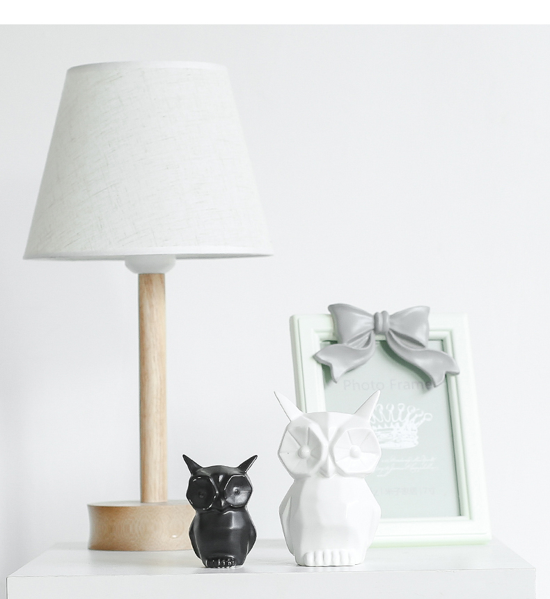 Nan sheng Nordic I and contracted animal ceramic furnishing articles sitting room adornment household act the role ofing is tasted mesa gift owl