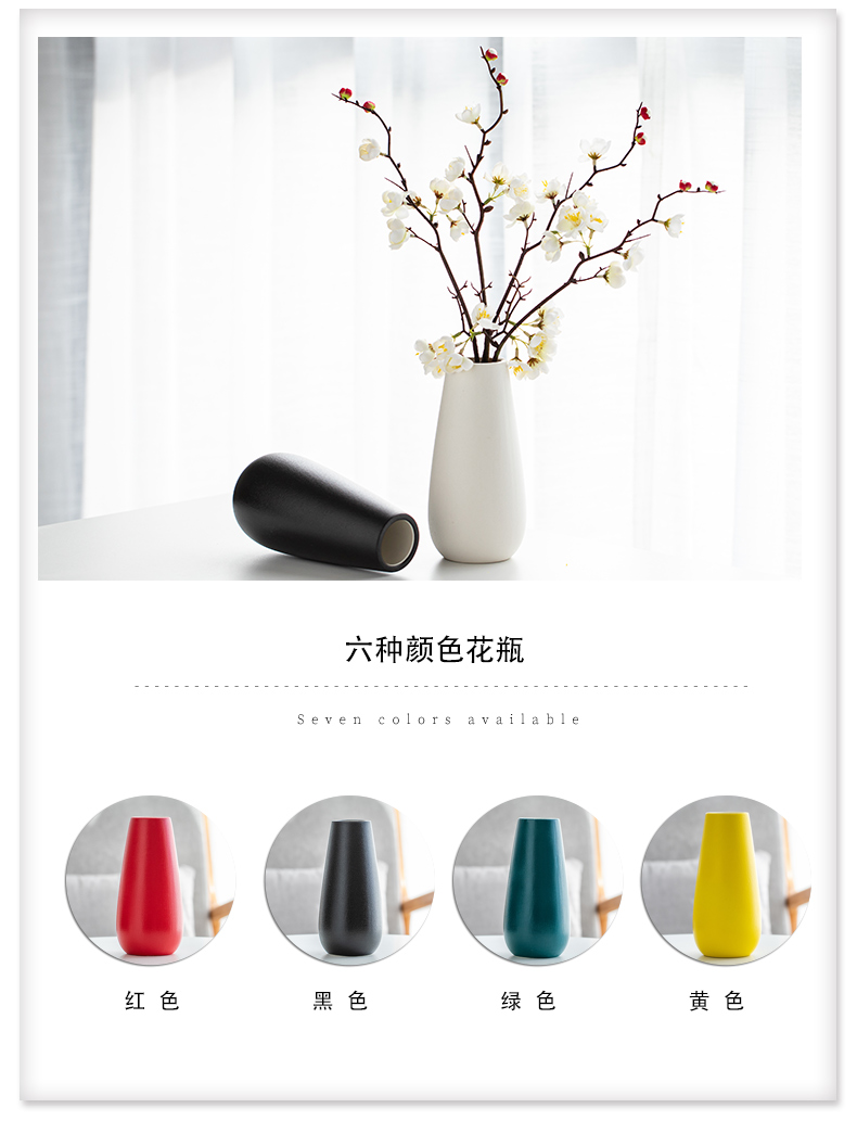 Nan sheng household act the role ofing is tasted simulation flower, dried flower ceramic vase Nordic mesa of I and contracted sitting room place decoration