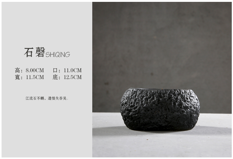 New Chinese style household act the role ofing is tasted furnishing articles imitation ceramic vase stone mesa adornment dried flower simulation flower, flower arrangement