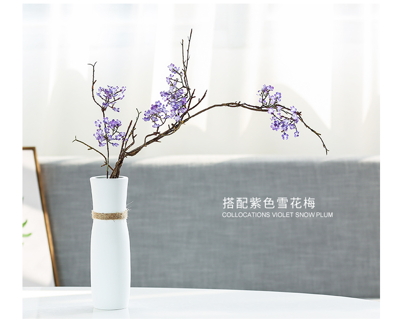 Nan sheng contracted and I ceramic dry flower vase simulation flower - stand furnishing articles sitting room adornment household act the role ofing is tasted