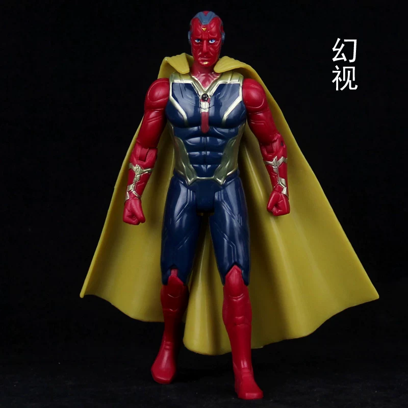 Мстители, светящаяся подвижная минифигура-игрушка, игрушка, Marvel, Железный человек, Человек-Паук, Халк