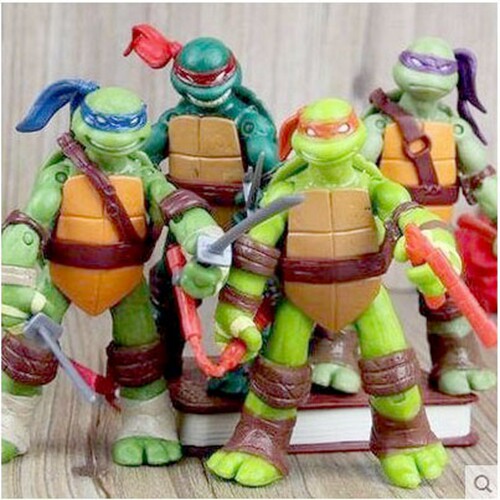 Classic Ninja Turtle Weapon Model Model Joint Movable Doll Orders Doll Children's Toy Set