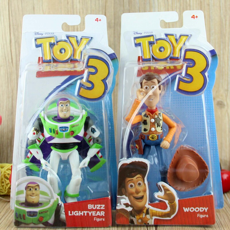 Toy Story 3 Catapult wings Buzz Lightyear Cowboy Woody Sheriff doll Movable doll Children's toys