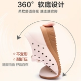 Летние сандалии, туфли для матери, танцующая спортивная обувь, из натуральной кожи, мягкая подошва