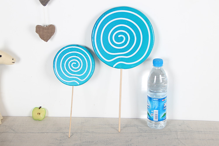 Spring Candy props Beauty Chen Lollipop Trang trí cửa sổ Màu bọt tròn Lollipop Nhiếp ảnh đạo cụ - Trang trí nội thất decor phòng khách