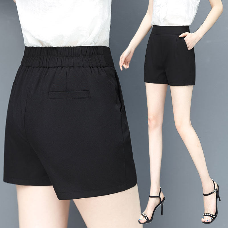 Suit shorts women's straight loose Korean summer thin big size fat mm casual pants 2019 new thin