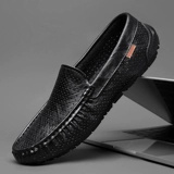 潮仁区 Летние дышащие универсальные трендовые туфли для отдыха, из натуральной кожи