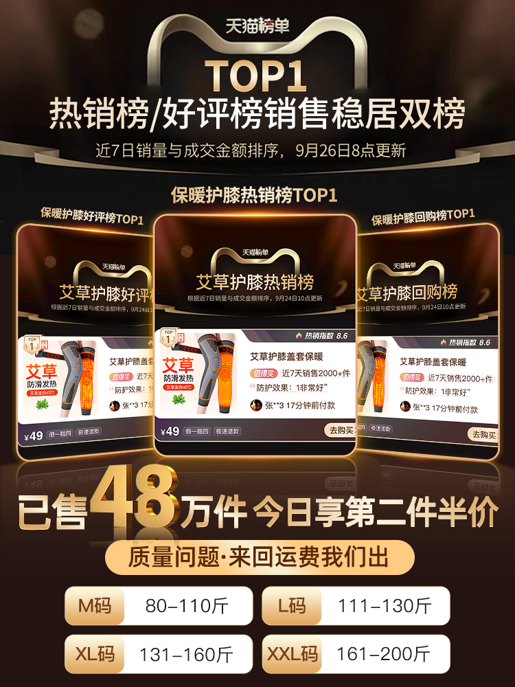 Mugwort Knee Warmers for Elderly Men and Women, Joint Heating, Thickened Long Leg Warmers for Cold Protection