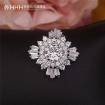 HHH high-end water drill button delicate blouse jacket sweater 100 lap inlaid drill crystal female button diamond button diy