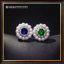 HHH High-end Water Drill Button Crystal Zircons Stone Suit Blouse Skirt Cardiovert Pearl Round Female Button Diy