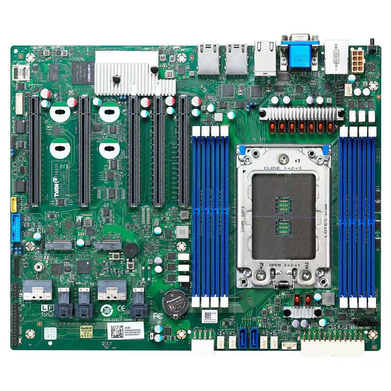 Ultra Micro H12Ssl Supports Amd 7002/7003 Single-Channel Four-Gpu S8030 Replacement Model with Four Cards