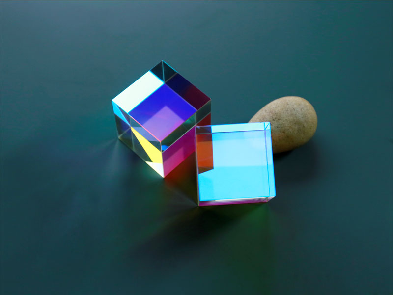Gói lăng kính màu Giáng sinh Khối lập phương vũ trụ Rubik trang trí sáng tạo khối lập phương hoàn hảo phiên bản thiết kế ban đầu - Trang trí nội thất kệ tủ trang trí phòng khách