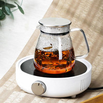 Taiwan Yilong high temperature resistant glass teapot home simple high borosilicate filter tea cooking teapot electric pottery stove set
