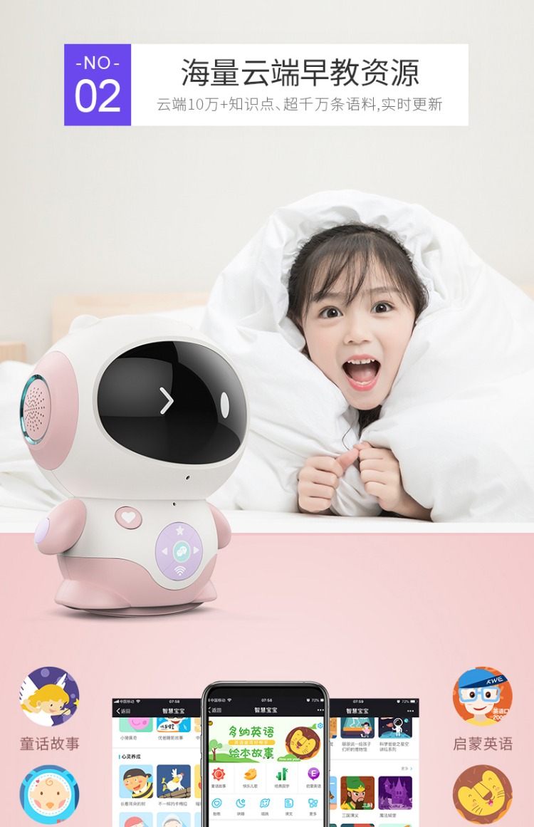 Trẻ em béo đẹp trai robot đồ chơi thông minh giọng nói đối thoại giáo dục sớm robot học tập giáo dục cậu bé điều khiển từ xa đồ chơi thông minh