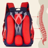 Детский школьный рюкзак для школьников, сверхлегкий корректор осанки со сниженной нагрузкой для мальчиков, 1-3-6 года, защита позвоночника, надевается на плечо