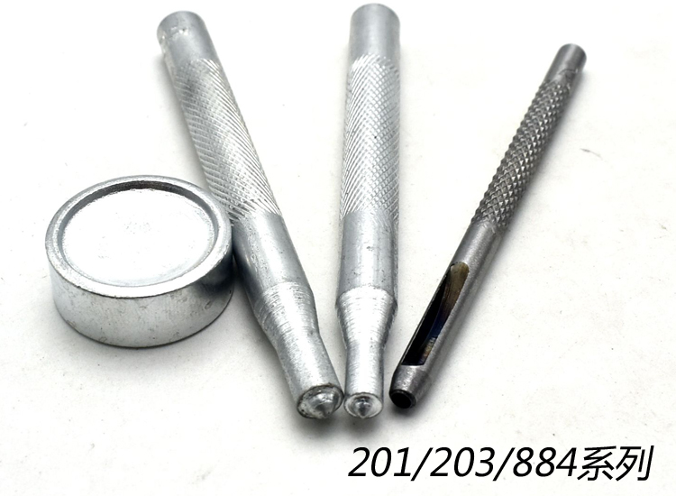 Kim loại Snap nút snap tay vào công cụ dùi gắn cao su búa đấm chụp chụp fastener công cụ DIY - Công cụ & vật liệu may DIY kim đan len