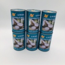 Gold Gundam Coconut Milk 400ml*6 cans Zhen Xiangji Canned concentrated coconut milk Horseshoe Cake Coconut milk Ximi Dew raw materials