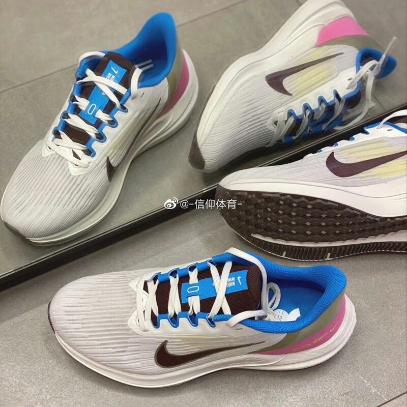 Nike Air Zoom Winflo 9 Nike Men's Air Cushion Shock-Absorbing Breathable Sports Running Shoes Fn3442