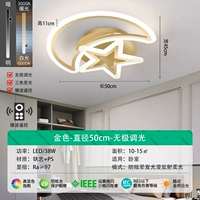 Золотой, диаметр 50мм, 50см, 38W