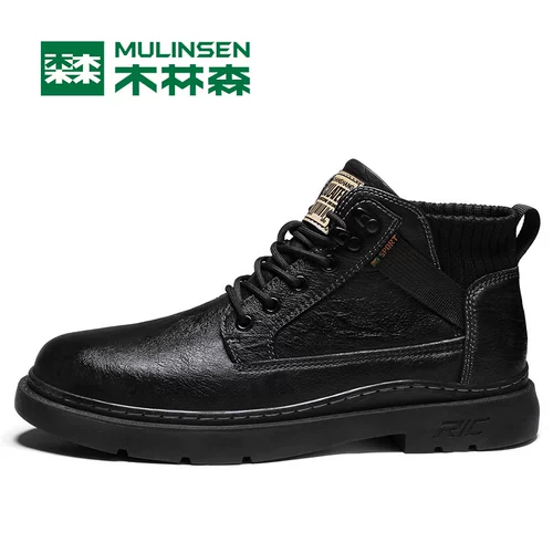 木林森 Martens, трендовые ботинки, коллекция 2021, в корейском стиле