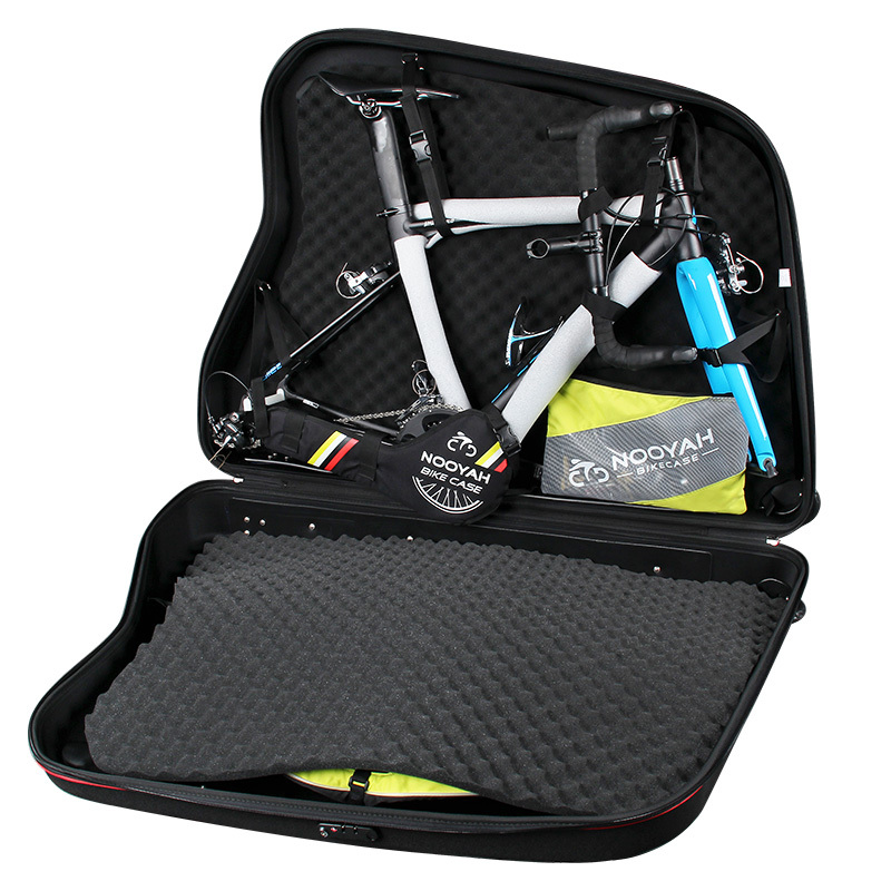 New Thickened Hard-Shell Road Bike Storage and Transport Case for Mountain Bikes, Suitable for Packing and Shipping by Airplane