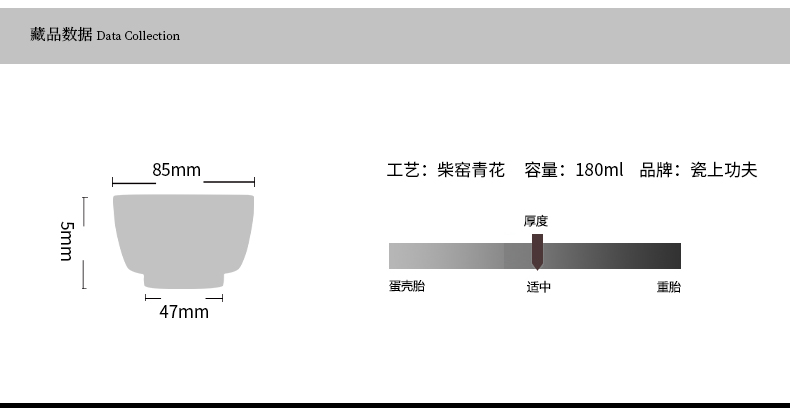 The Jingdezhen blue and white unicorn hand - made maintain master cup single CPU ceramic bowl kung fu tea tea tea cup