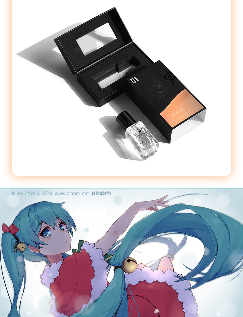Moeyu Hatsune Miku Các khu vực xung quanh chính hãng có hàng loạt Eau de Toilette 15ml Quà tặng Anime hai Yuan - Carton / Hoạt hình liên quan hình dán sticker
