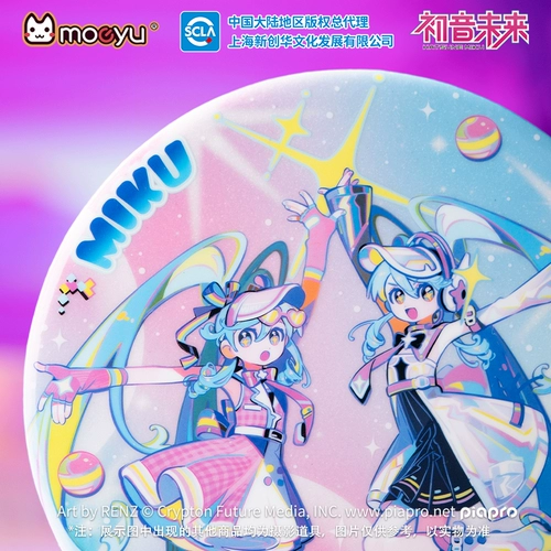 Moeyu Hatsune Miku Mirror Retro и будущий значок Miku Memorial Big Bar