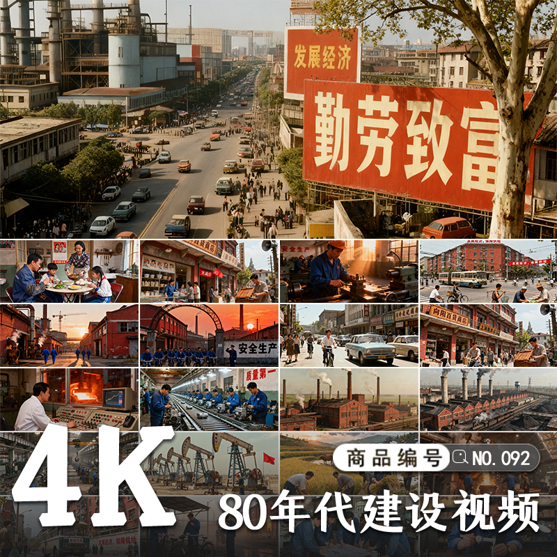 Video Footage of Workers and Farmers' Lives, Construction, and Development during the Reform and Opening-Up Period in the 1980S and 1990S |   092