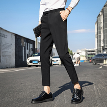 Fall Korean version trendy 90% Pants Men Casual Pendant Feel Western Pants 9 Pants Small Leggings Pants Men Pants