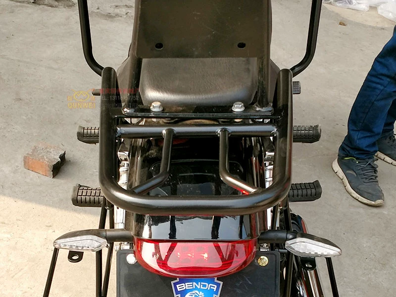 Benda ban đầu Chi BD250-2 sửa đổi kệ phía sau tay vịn phía sau kệ phía sau đuôi hộp khung khung thân - Xe máy Sopiler khung xe air blade