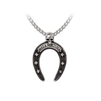 Alchemy Gothic British A brand official authentic Gothic dark skull horseshoe pendant necklace P1015