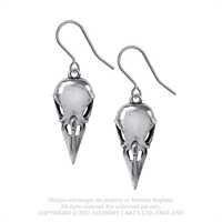 Alchemy Gothic British official authentic Gothic earrings COEURCRANE (PAIR) (E462