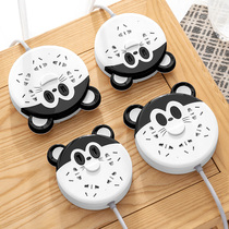 Smart ant socket panel porous with USB plug row plug board with long-term creative row plug drag line board Wiring board Household